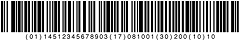 CODE39 バーコード