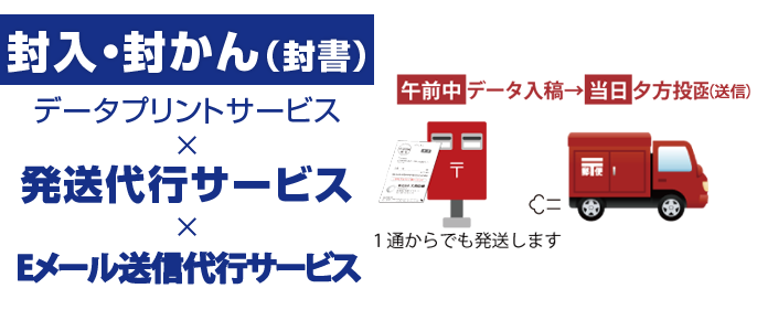 封入・封かん 発送代行サービス